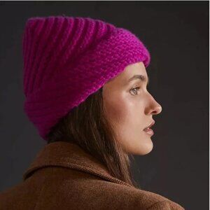 NWOT Anthropologie 100% Cashmere Beanie Hat